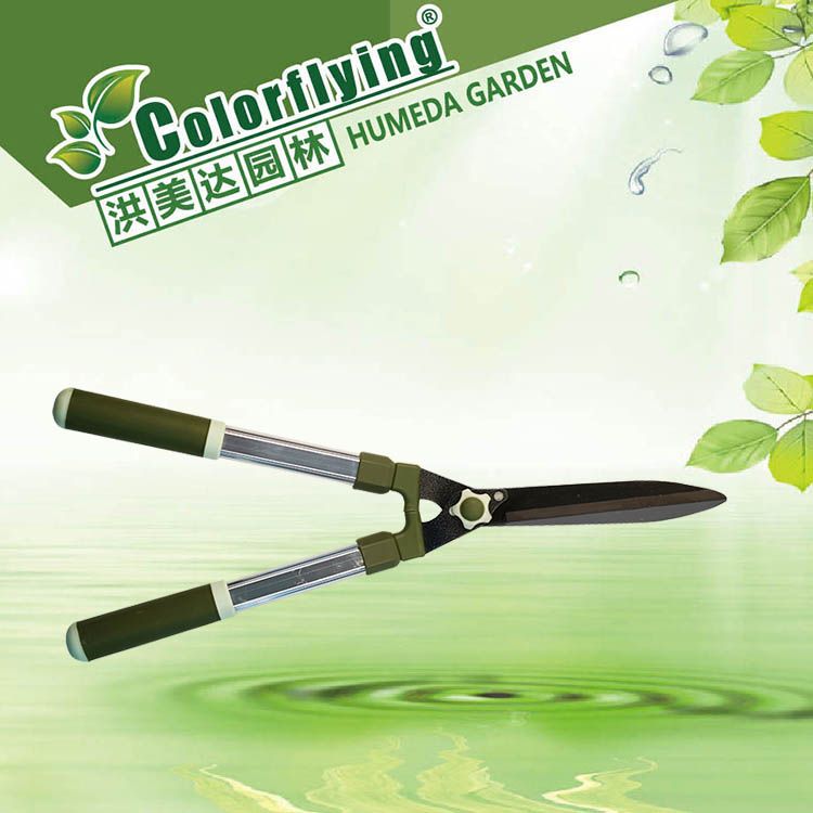 伸缩手柄草坪剪 防震抗冲园林大剪刀 盆景剪枝剪刀细节图