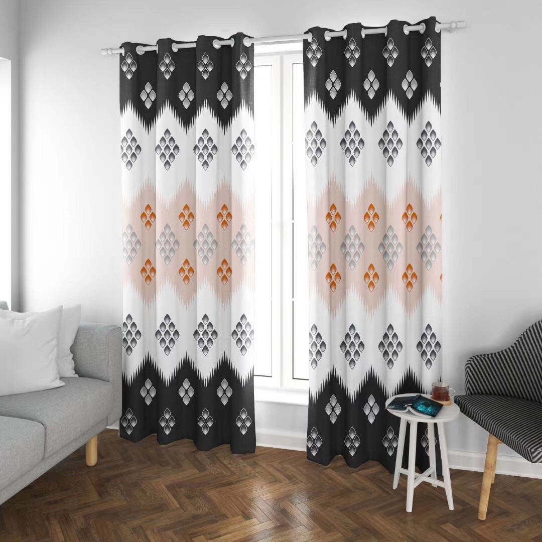 Colorful diamond curtain