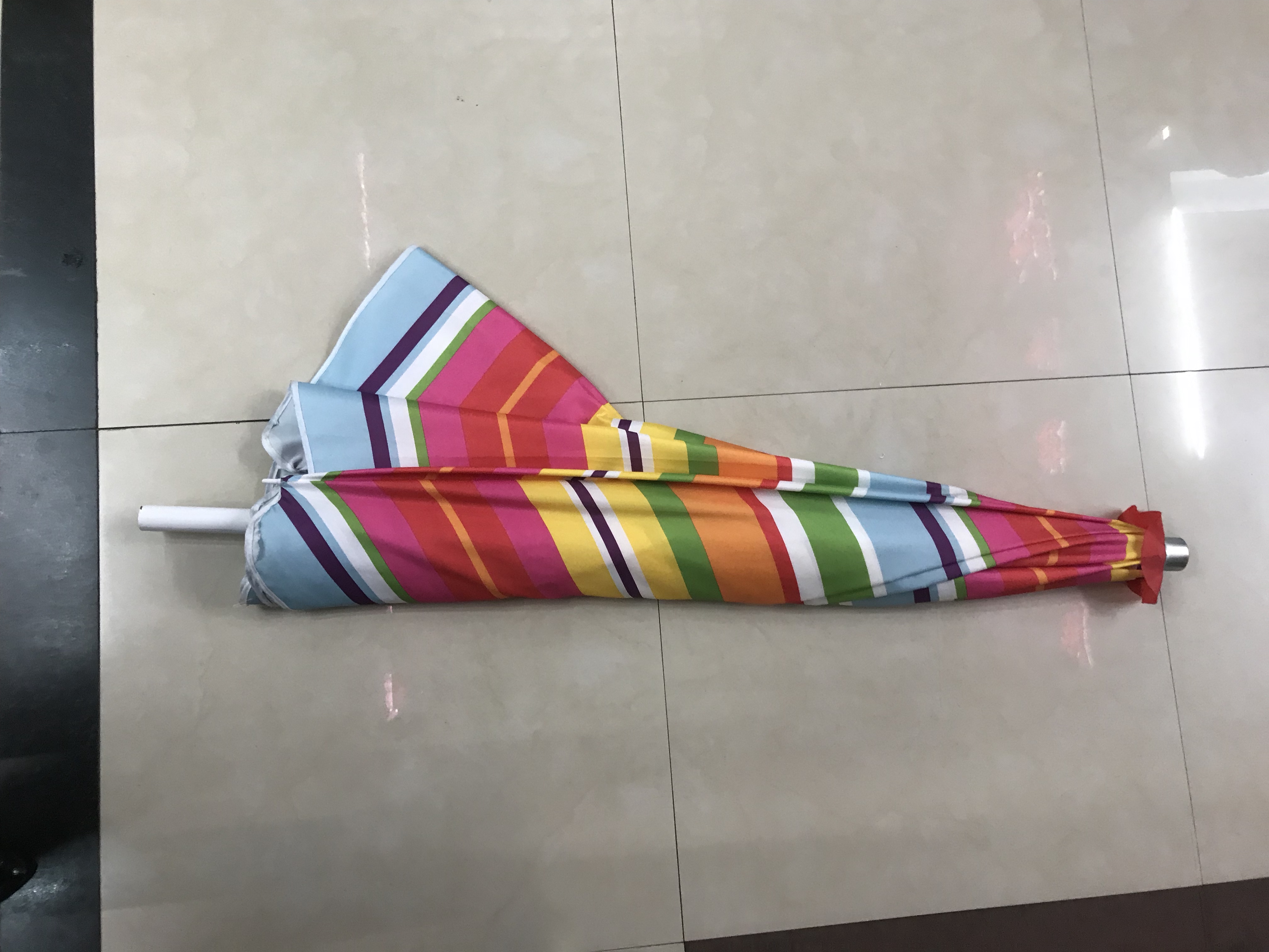 1.2米涤纶布沙滩伞，条纹产品图