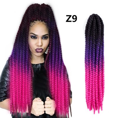New African braid color braid spring braid wig, 22 inches, 120 grams, 12 pieces detail image 3