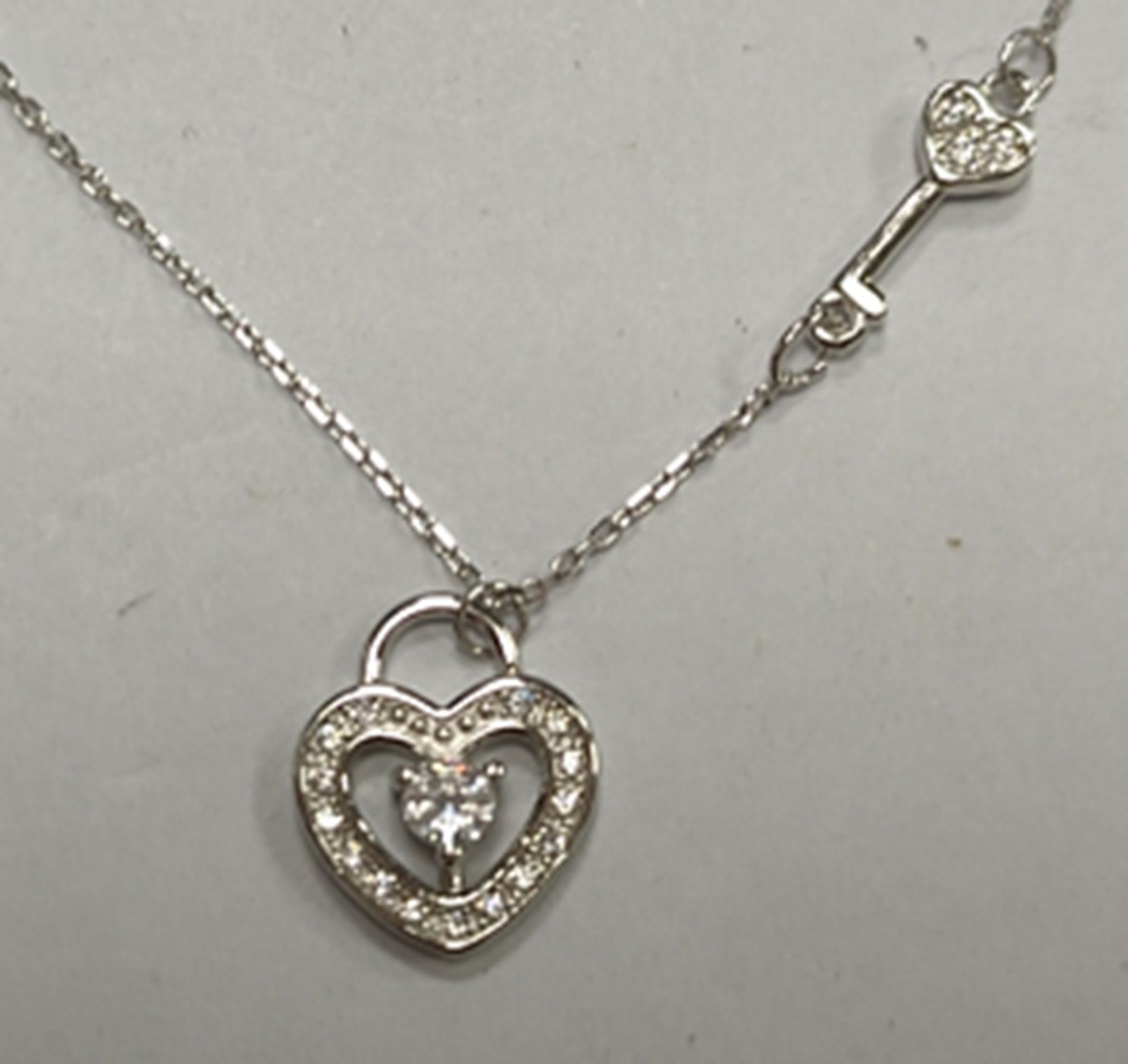 Yiwu Selection Heart lock necklace TL08LT286#/F3-150 full figure