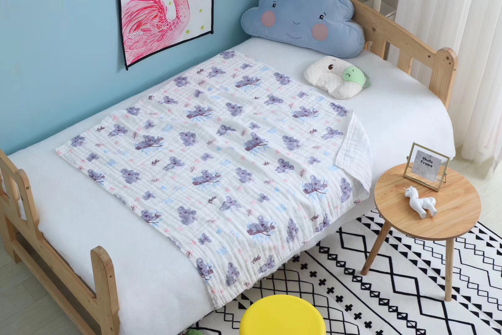 Six-layer high-density children's quilt details Picture