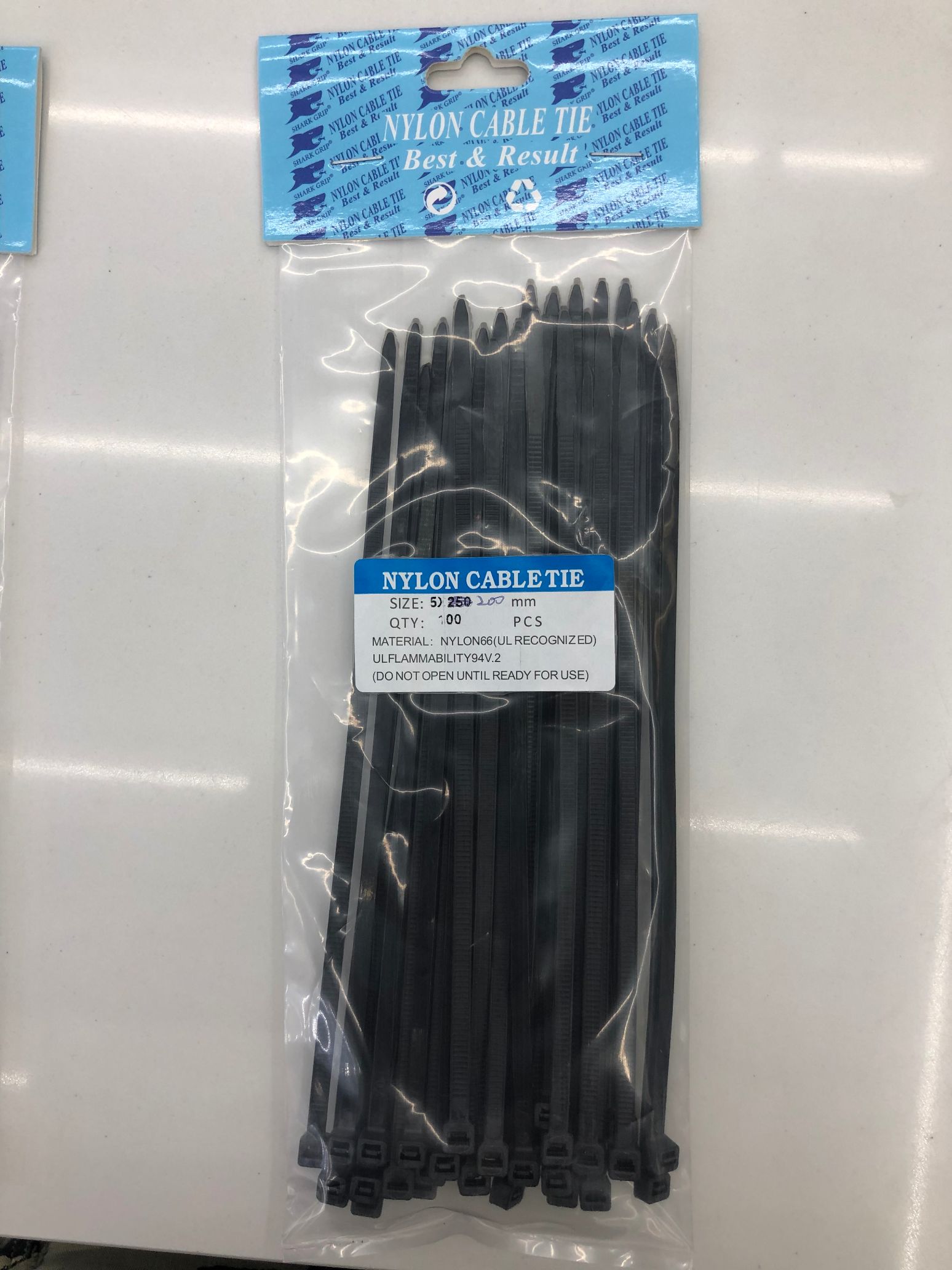 Nylon tie band 5*200 black thumbnail