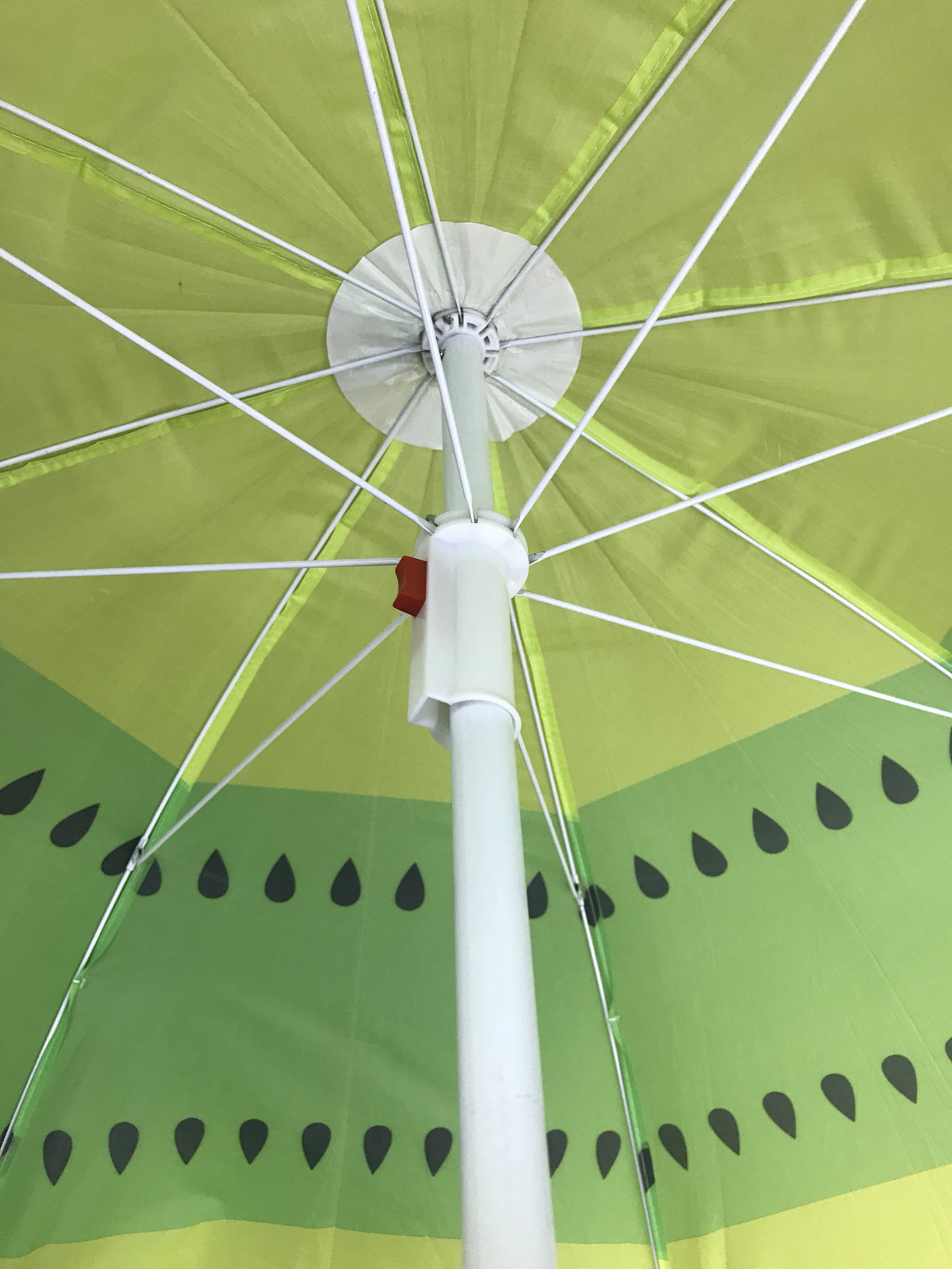1m牛津银胶条纹沙滩伞产品图