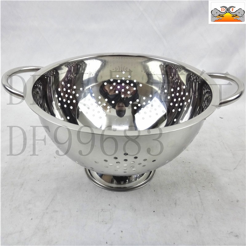 DF99683   水果篮不锈钢沥水篮盆密孔加厚多用篮洗菜篮果蔬篮厨房不锈钢洗菜DF  TRADING HOUSE详情4