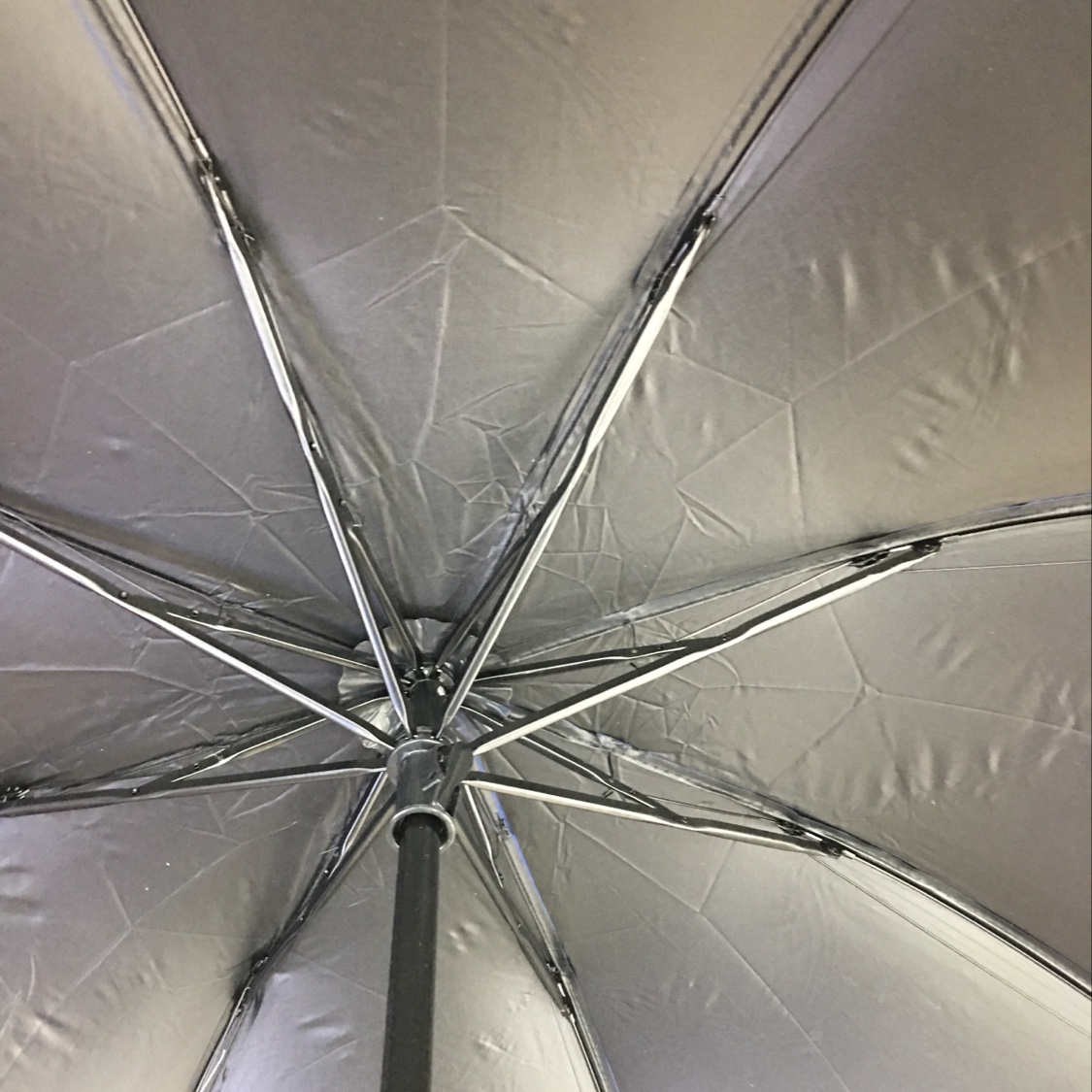 58cm手开黑胶遇水变色花伞，晴雨两用产品图