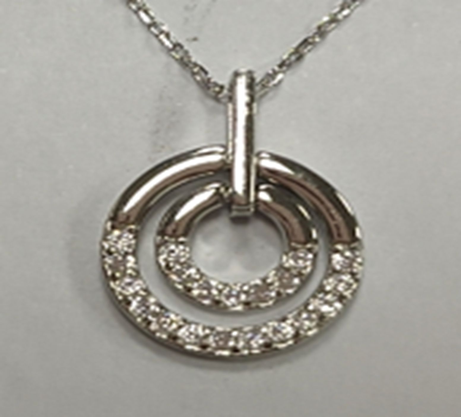 Yiwu Selection round diamond necklace TL08LT260#/F3-150 full figure