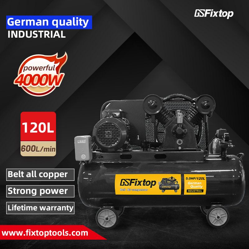GSFixtop tools Belt Air compressor120L
