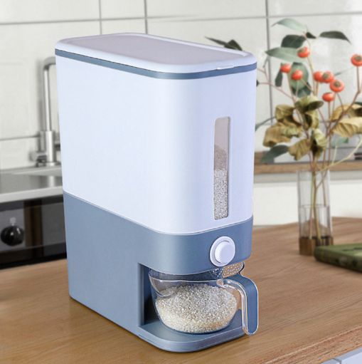 Japanese household insect-proof moisture-proof sealed container rice drum rice box Rice storage tank Rice tank storage tank meter drum