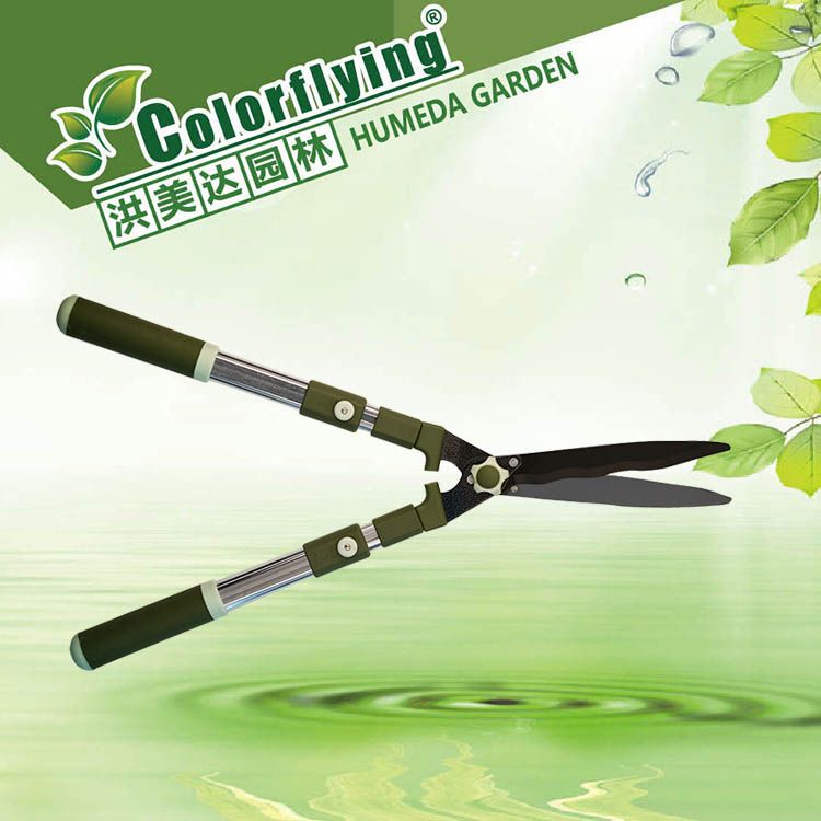 高碳钢管旋转伸缩抛光柄篱笆剪 修枝剪 剪枝剪 园林工具