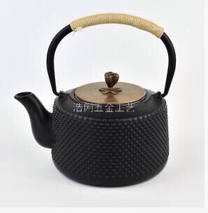 Copper Cover Copper Handle Private Custom Old Iron Pot Technology Teapot Health Pot Cast Iron Teapot Gift Set Enamel Tea Set Item Picture