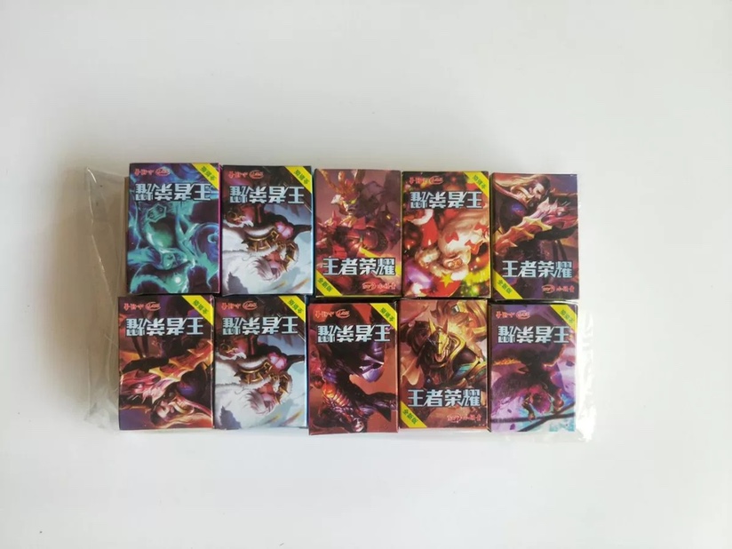 王者荣耀卡通小扑克牌 厂家直销 欢迎来样定做加工20盒一包，60包起批