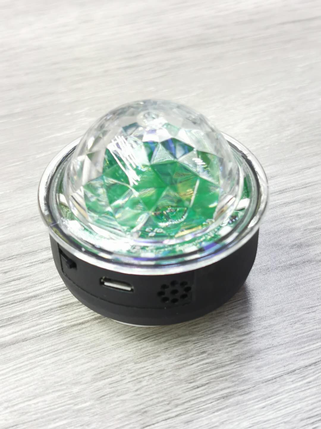 USB magic ball charging crystal stage light with voice control mini DJ light thumbnail