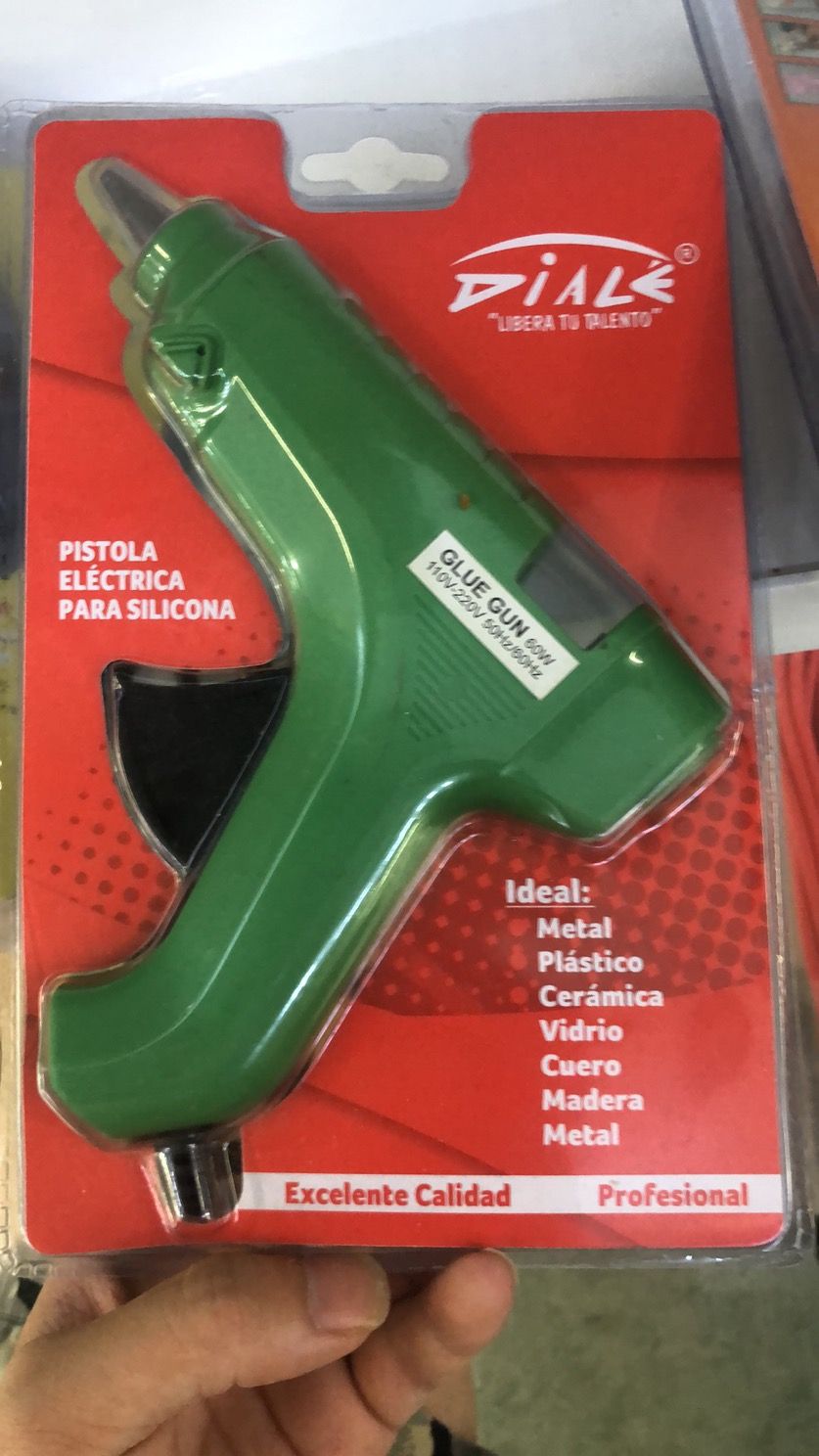 Big hot melt glue gun green thumbnail