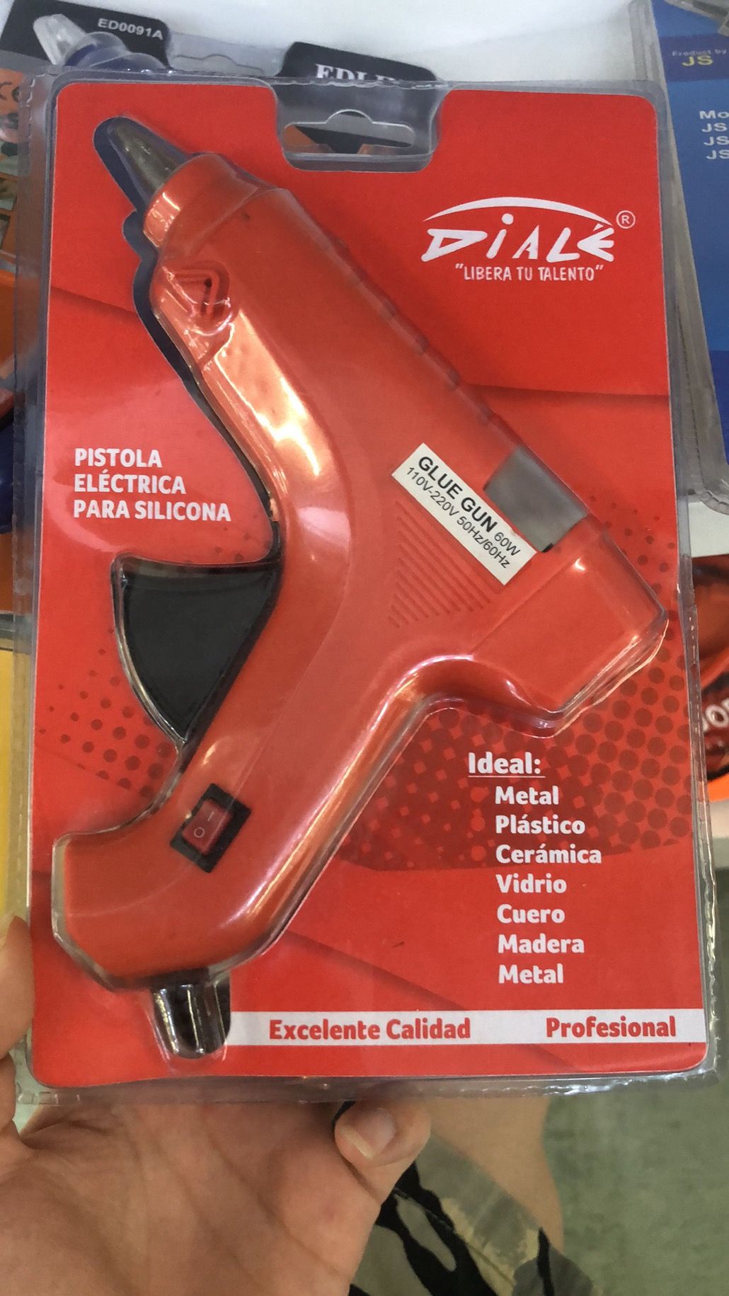 Big hot melt glue gun red tape switch thumbnail
