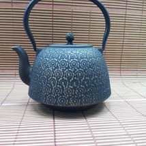 1300毫升樱花款系列铸铁茶壶搪瓷茶具高档礼品套装铜盖铜把老铁壶
