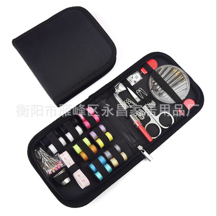 Best-selling sewing kit, home sewing bag, sewing box, sewing and mending tool combination set, 68 pieces sewing kit Application Scenario