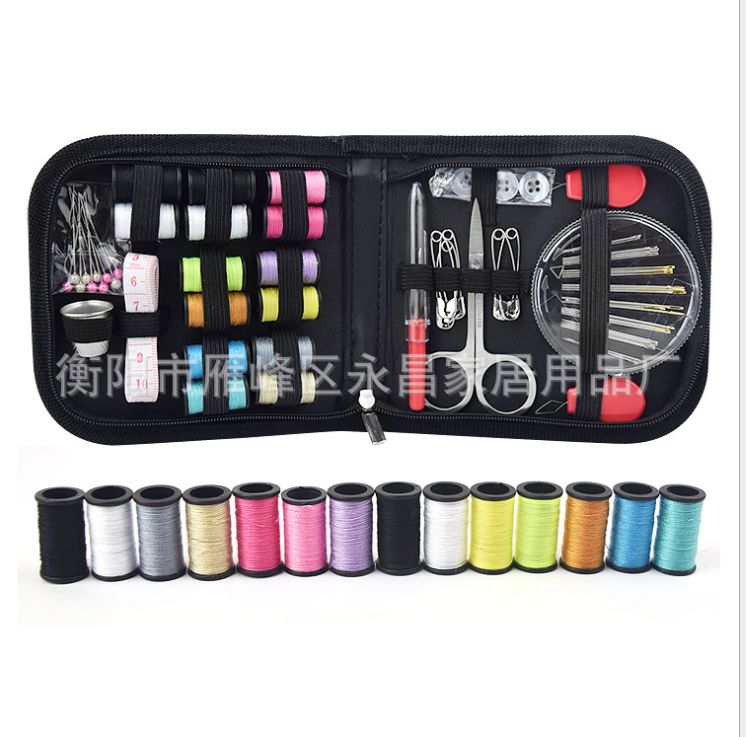 Best-selling sewing kit, home sewing bag, sewing box, sewing and mending tool combination set, 68 pieces sewing kit details Picture