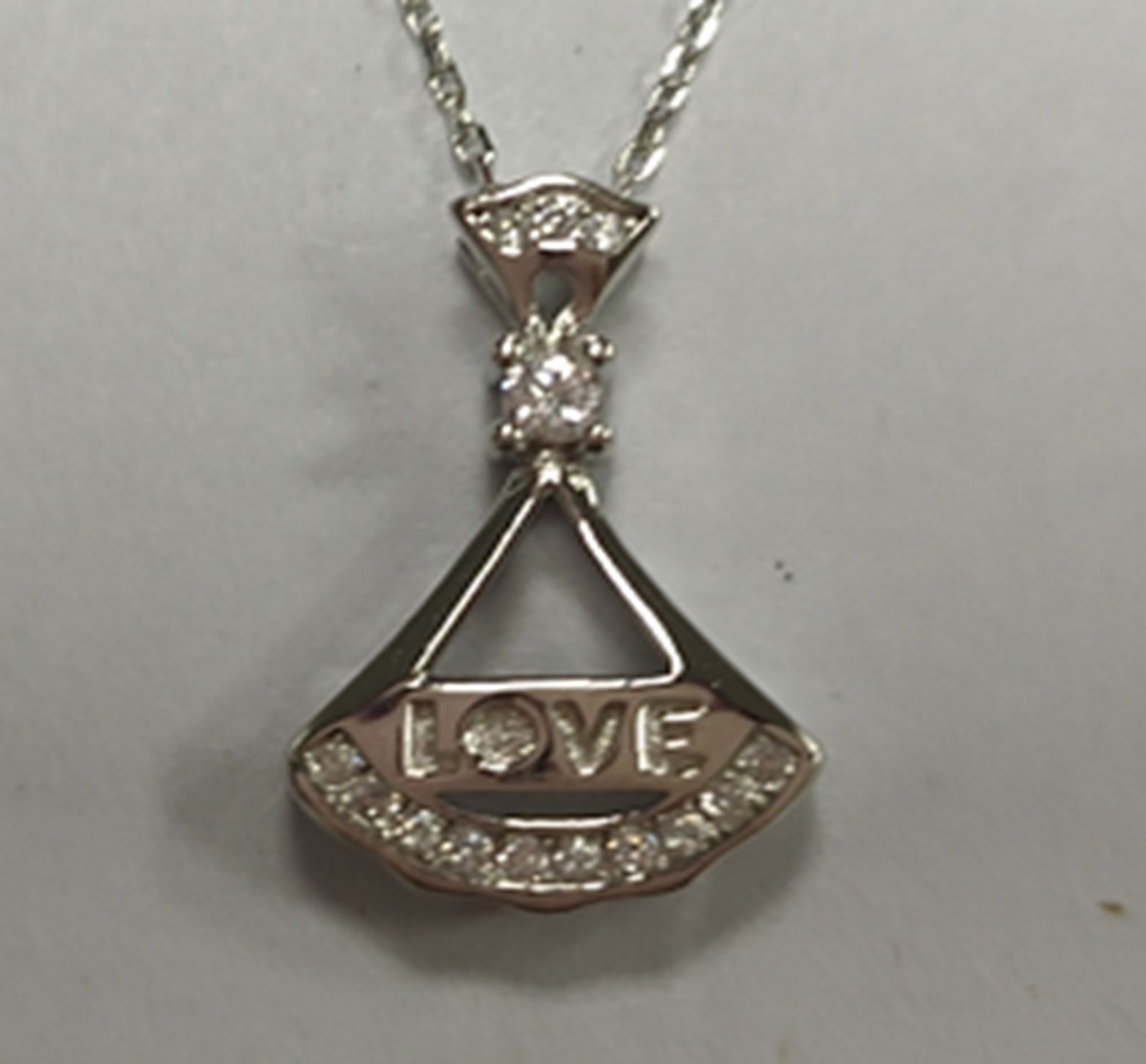 Yiwu Selection Fan Love necklace TL08LT274#/F3-150 full figure