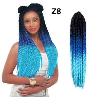 New African braid color braid spring braid wig, 22 inches, 120 grams, 12 pieces detail image 4