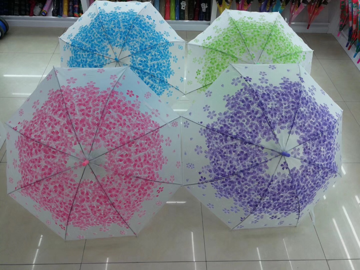 55公分EvA环保樱花伞，透明伞图