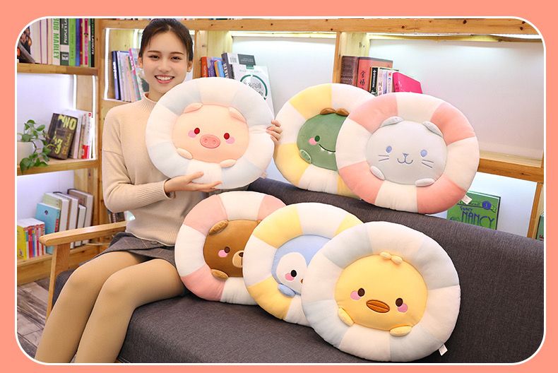 花朵学生坐垫办公室椅垫四季通用飘窗垫