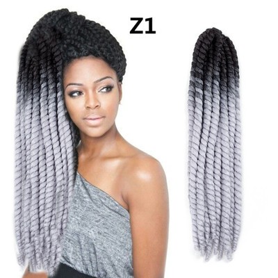 New African braid color braid spring braid wig, 22 inches, 120 grams, 12 pieces detail image 1