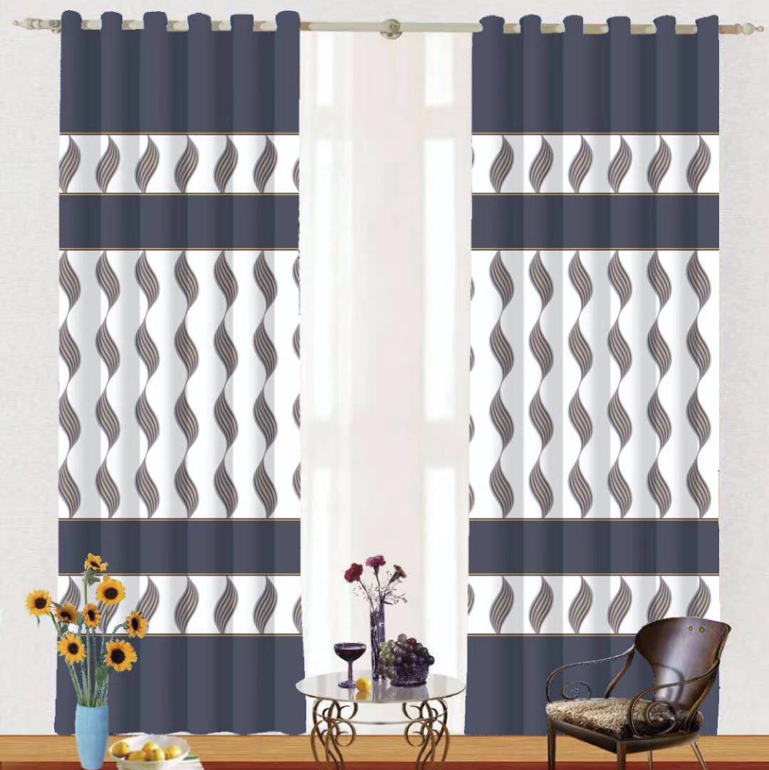 Wavy S curtain