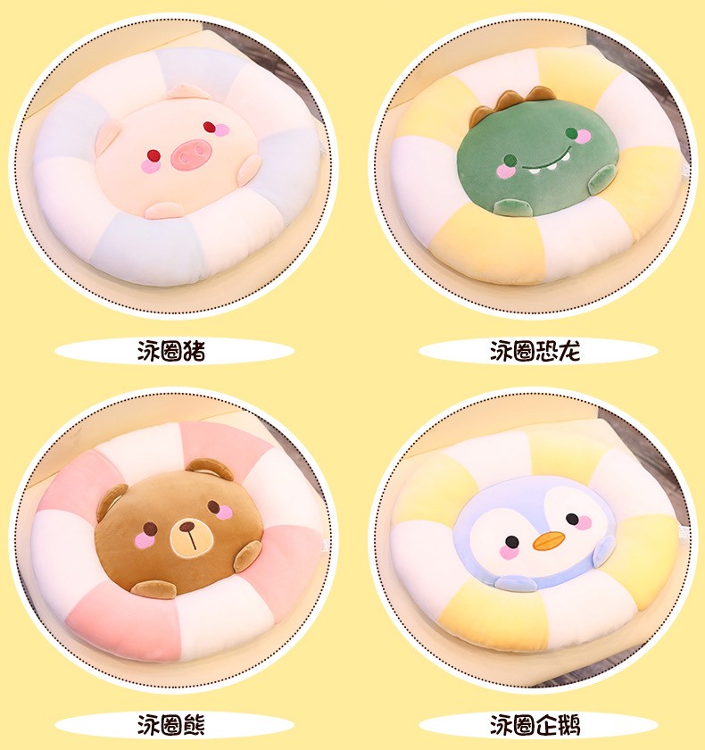 花朵学生坐垫办公室椅垫四季通用飘窗垫详情图3