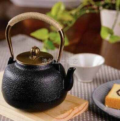 Copper Cover Copper Handle Private Custom Old Iron Pot Technology Teapot Health Pot Cast Iron Teapot Gift Set Enamel Tea Set
