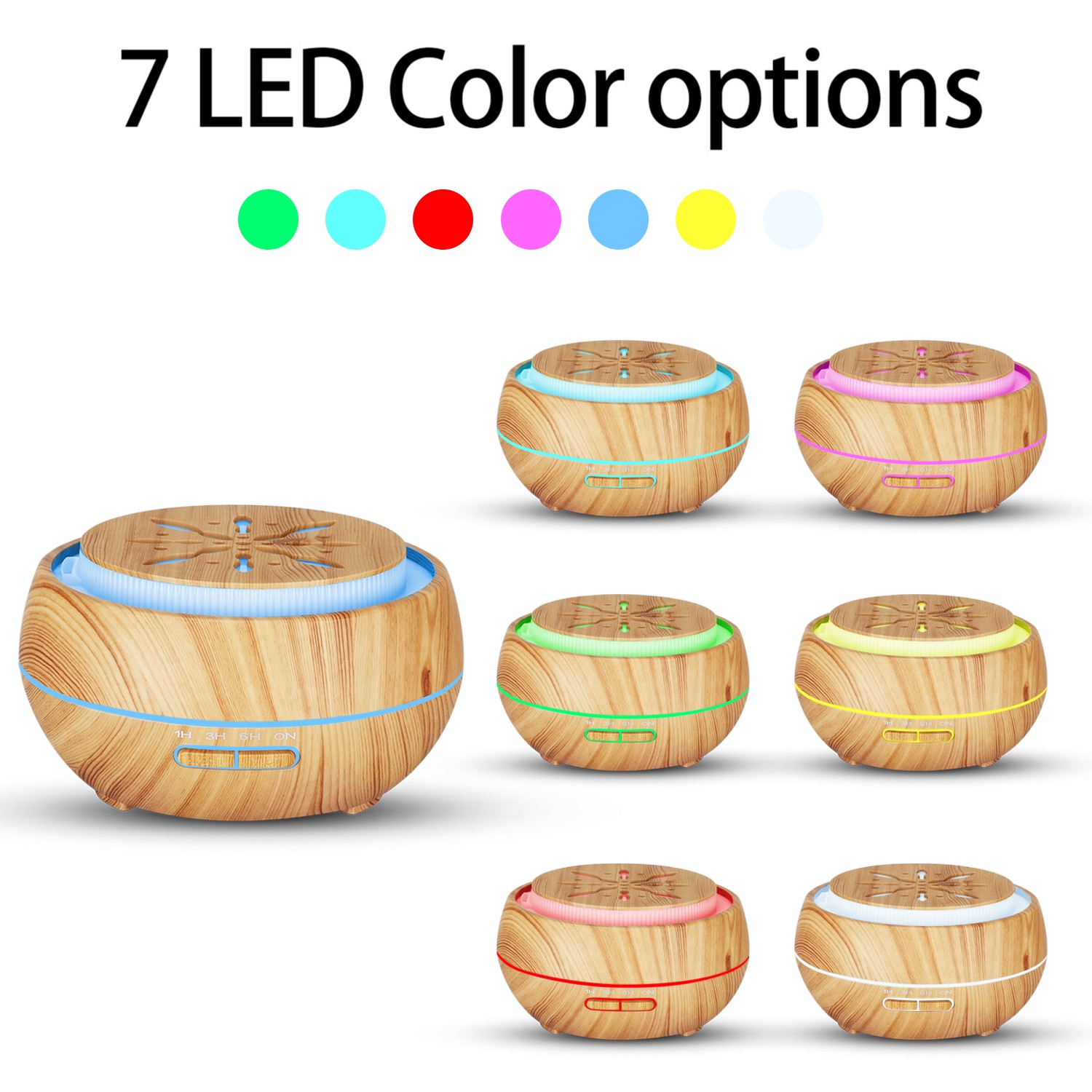 Fabricante venta caliente HOLDMAY humi 400ML aroma difusor humidificador color aroma light añadir aceite esencial detail image 9