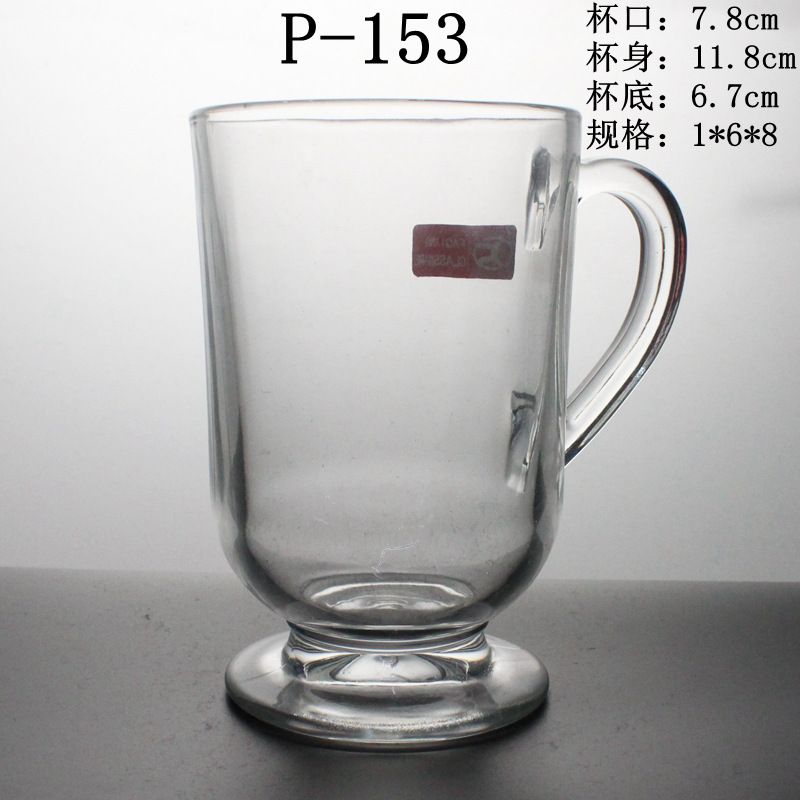 P-153玻璃低价水杯直杯创意礼品外贸水杯