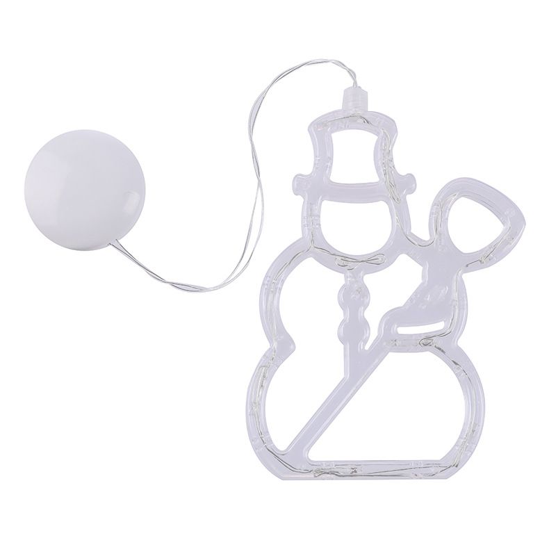 LED Christmas lights, Christmas bells, suction cup lights, room Windows, Christmas tree decoration lights, five-pointed star suction cup lights details Picture
