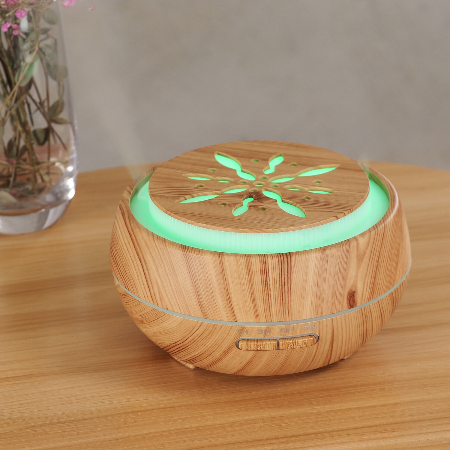 Fabricante venta caliente HOLDMAY humi 400ML aroma difusor humidificador color aroma light añadir aceite esencial detail image 17