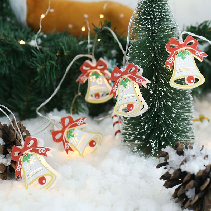 Instagram's best-selling Christmas-themed iron art battery light string, Christmas-shaped iron art light string, festive party decoration light Specification image