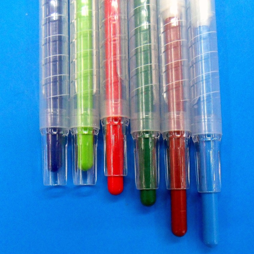 旋转蜡笔12色蜡笔 儿童绘画美术 炫彩蜡笔 厂家直销详情图3