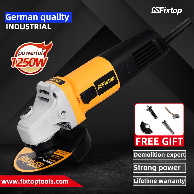 GSFixtop tools 1250w Angle grinder thumbnail