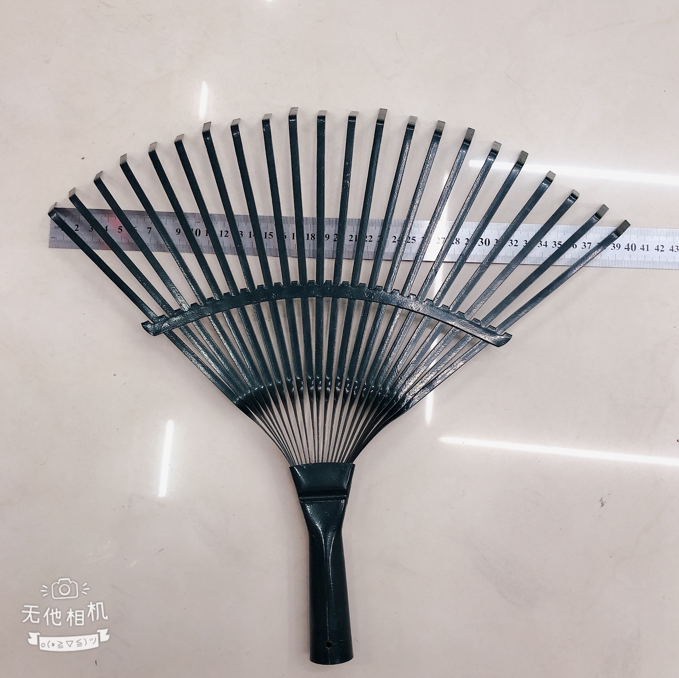 永康厂家直销，22齿固定扁丝耙，园林草耙，落叶耙，园林工具详情图1
