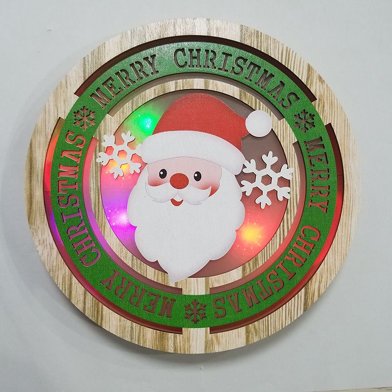 European and American best-selling home decoration wooden Christmas handicraft-shaped lamps Application Scenario