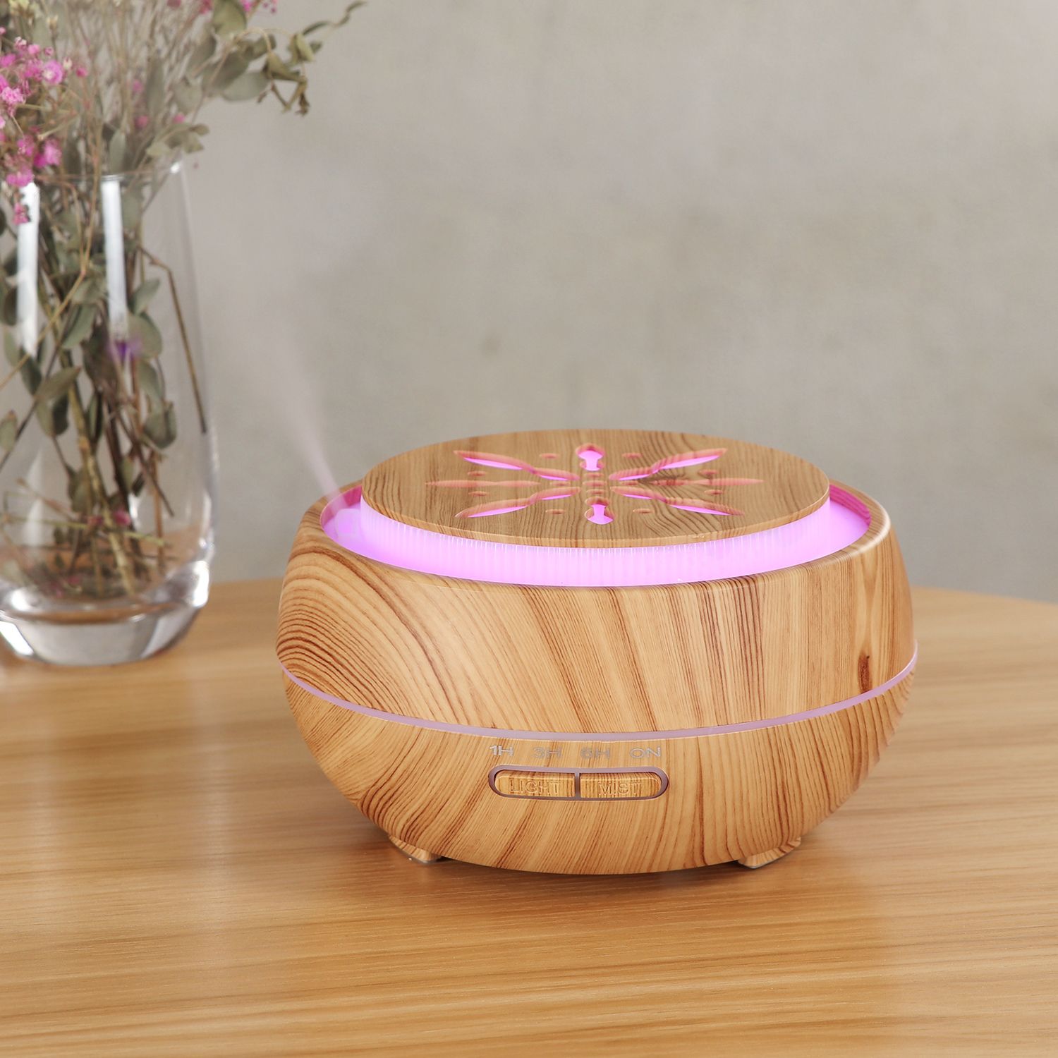 Fabricante venta caliente HOLDMAY humi 400ML aroma difusor humidificador color aroma light añadir aceite esencial Specification image