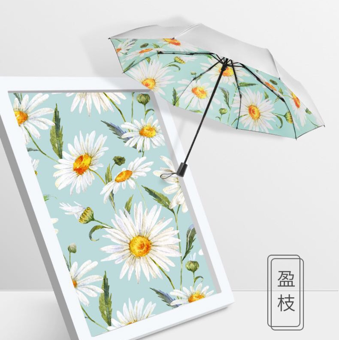 55cm手开双层防晒晴雨两用伞，女士伞