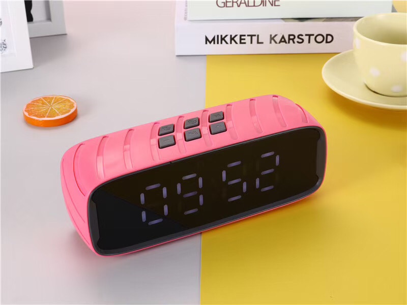 闹钟蓝牙音响电脑音响可以插USB、TF卡细节图