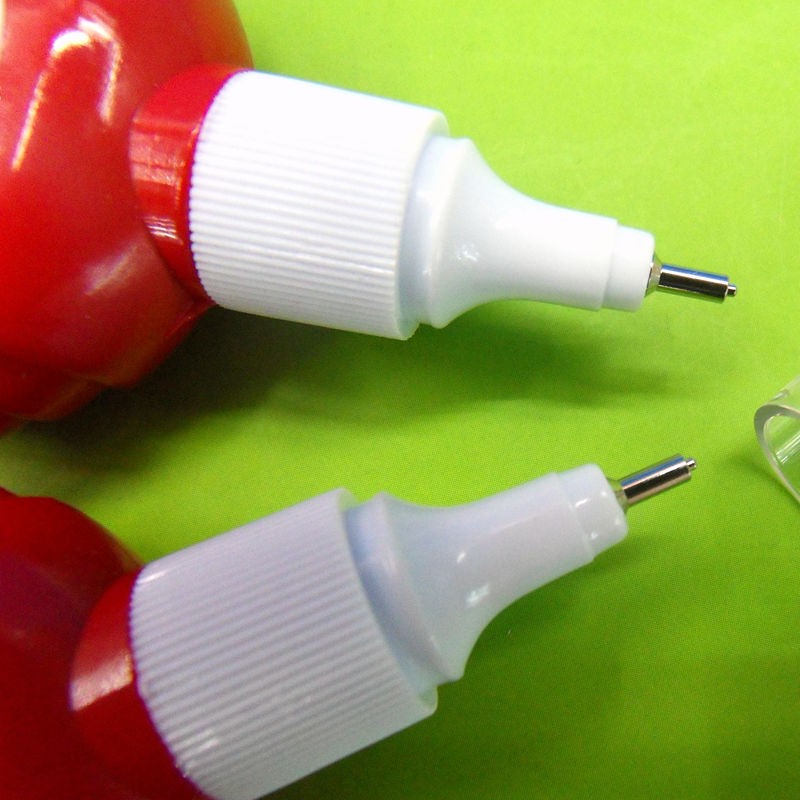 厂家直销 涂改液VP-810 瓶型修正液  环保无毒 大红瓶 钢针头 OEM详情图6