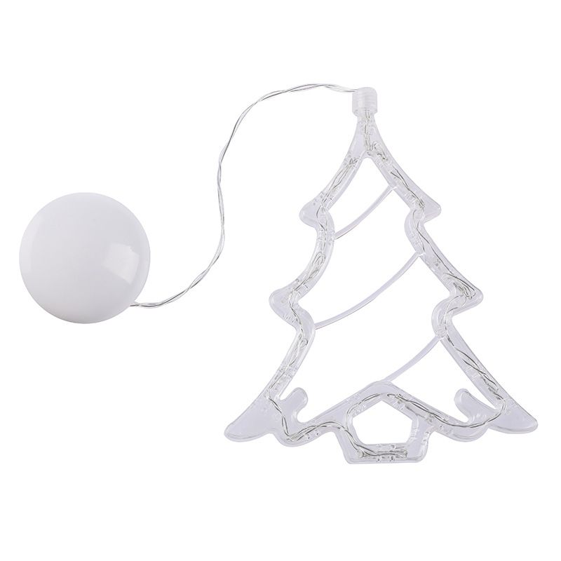 LED Christmas lights, Christmas bells, suction cup lights, room Windows, Christmas tree decoration lights, five-pointed star suction cup lights Application Scenario
