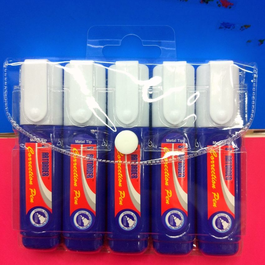 Manufacturer's direct selling VP-808 PVC bag correction liquid environment-friendly non-toxic export correction pen OEM thumbnail