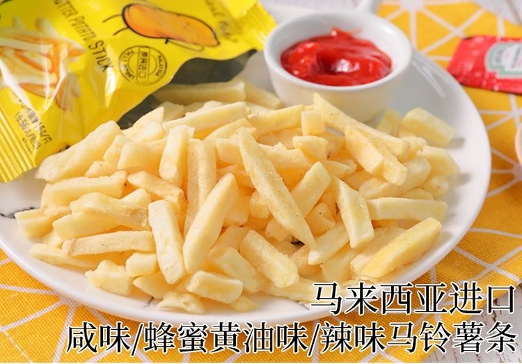 Jinma Food Special Honey Butter Flavored Potato Sticks (Fried Snack) detail image 6