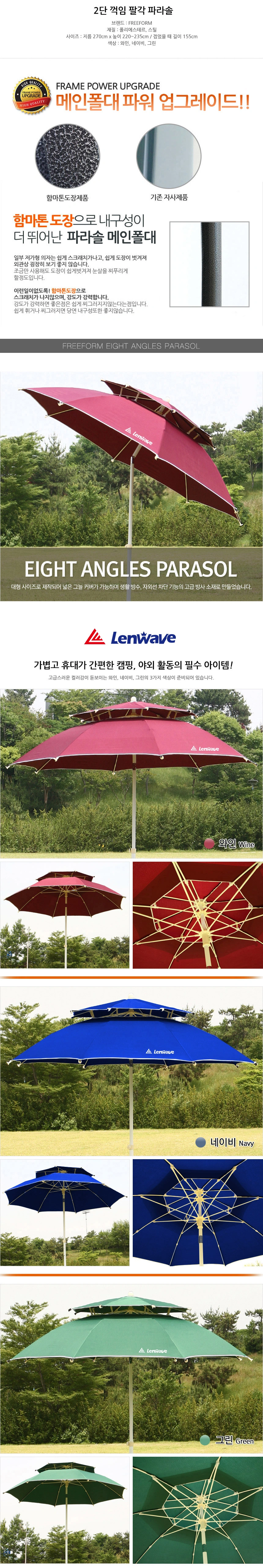 1.2m double-top umbrella detail image 1
