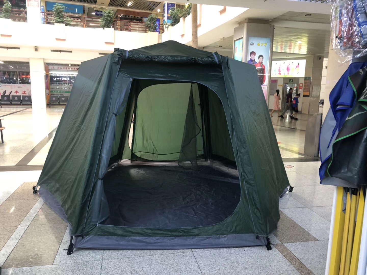 4x3 aluminum pole double-layer tent details Picture