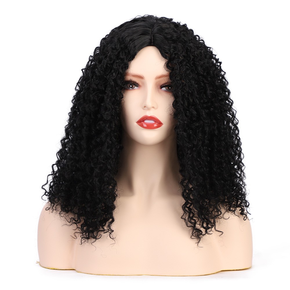 New popular African small curly hair for women in Europe and America detail image 2