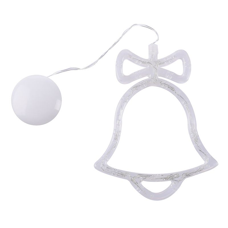 LED Christmas lights, Christmas bells, suction cup lights, room Windows, Christmas tree decoration lights, five-pointed star suction cup lights Item Picture